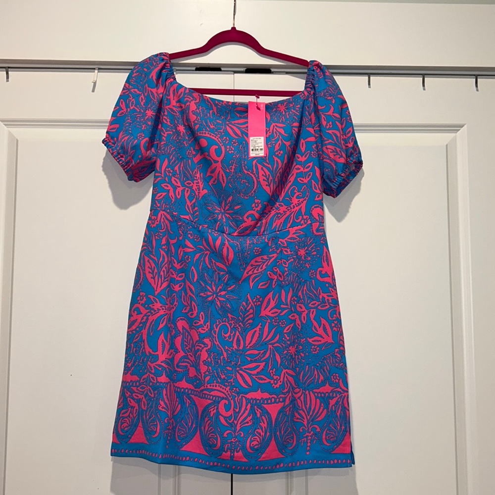 Lilly Pulitzer Jada Off-The-Shoulder Romper - Size 8